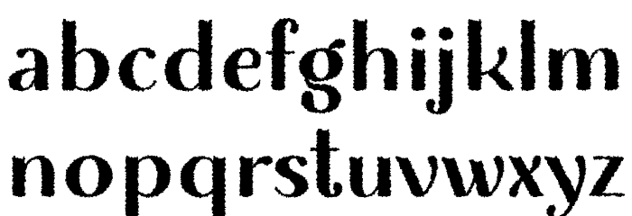 HalloweeninAutumnSans Font LOWERCASE