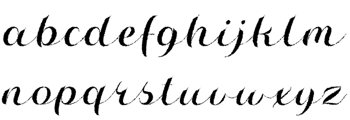 HalloweeninAutumn Font LOWERCASE