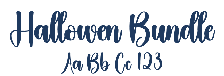 Hallowen Bundle Font Preview