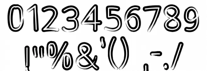 Hallowen Display Font OTHER CHARS