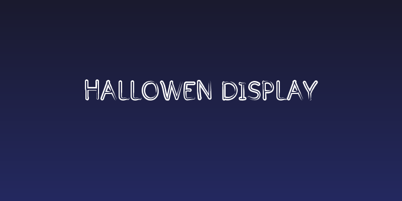 Hallowen Display Social Header