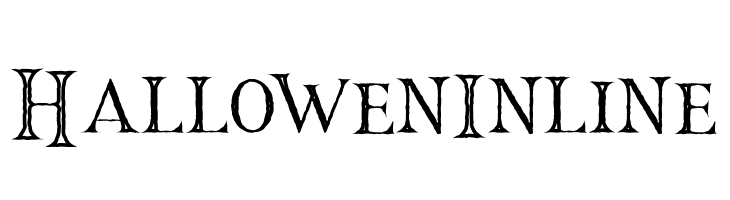 Hallowen Inline  Fuentes Gratis Descargar