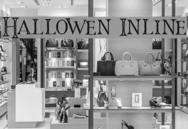 Hallowen Inline Font examples