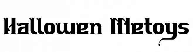 Hallowen Metoys  Fuentes Gratis Descargar