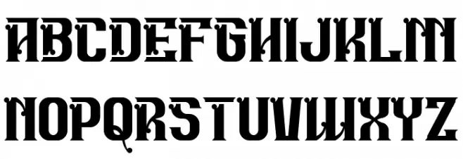 Hallowen Metoys Schriftart Groß