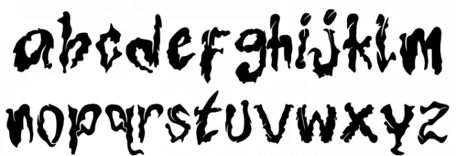 Hallowenkuy 字体 小写