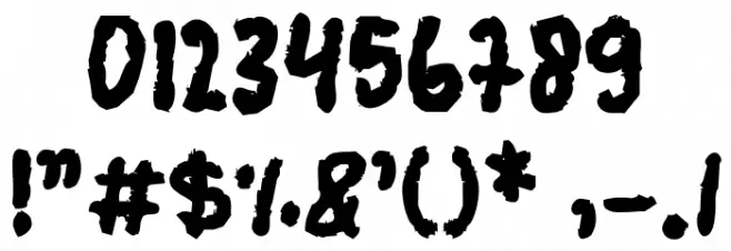 Hallowin Font OTHER CHARS