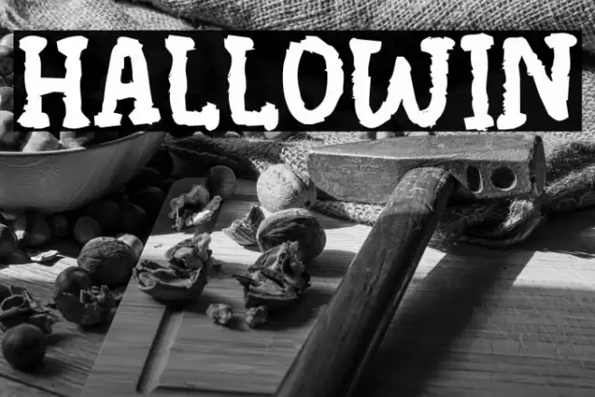 Hallowin Font examples