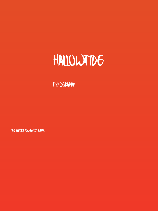 Hallowtide Poster