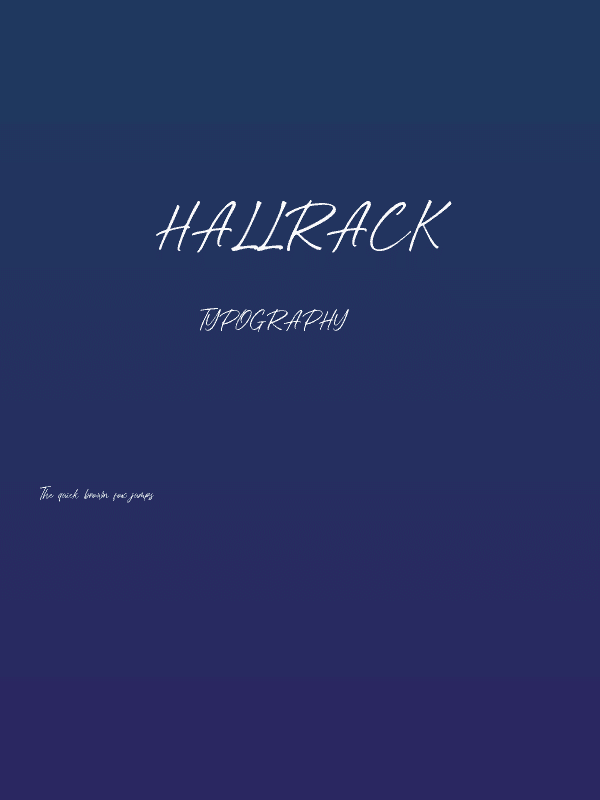 Hallrack Poster