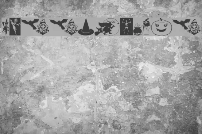 Hallsymbol Font examples