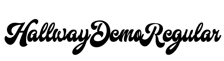 Hallway  Demo Regular  नि: शुल्क फ़ॉन्ट्स डाउनलोड
