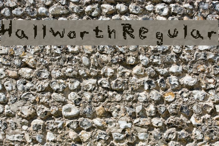 Hallworth Regular Font examples