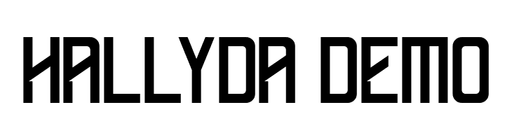 Hallyda Demo  Frei Schriftart Herunterladen