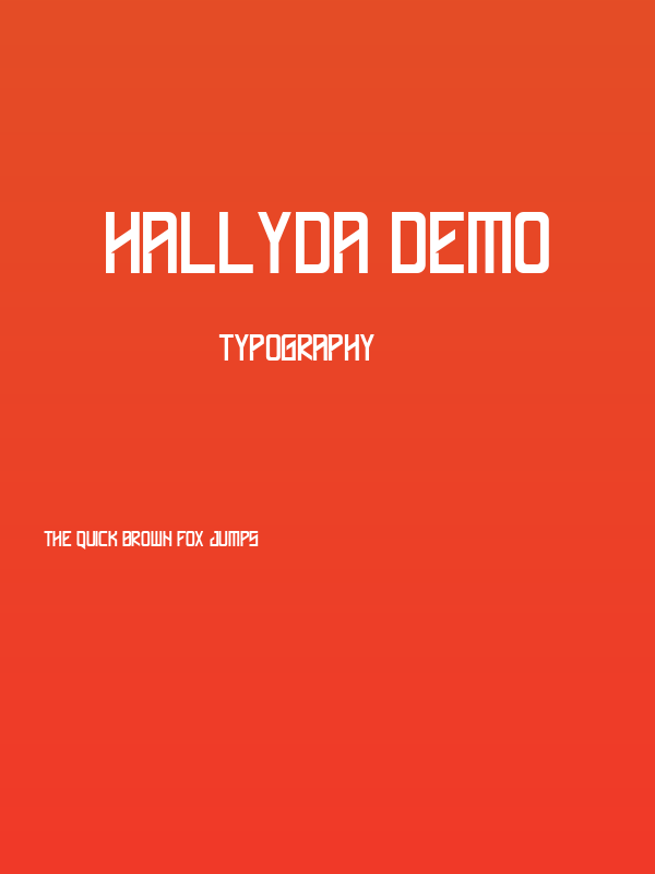 Hallyda Demo Poster
