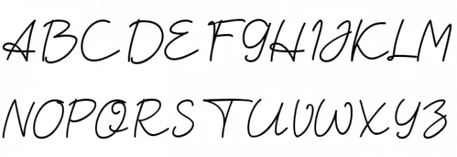 Hallysoon Regular Font UPPERCASE