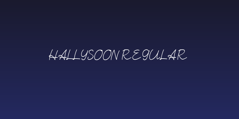 Hallysoon Regular Social Header