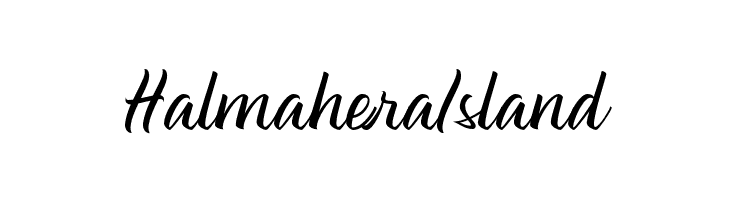 Halmahera Island Font