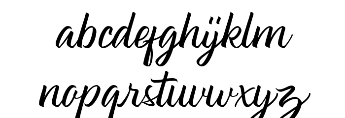 Halmahera Island Font LOWERCASE