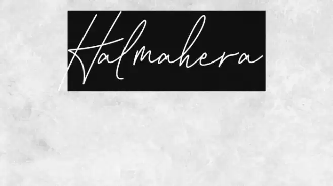 Halmahera Font examples