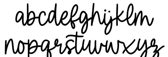 Halmera Font LOWERCASE