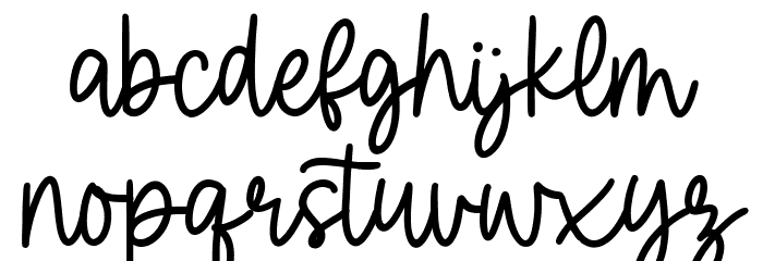 Halmera Font LOWERCASE