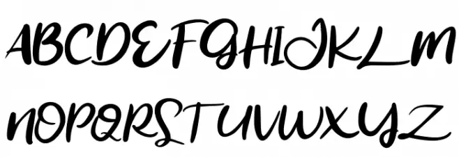 Halmore FREE Schriftart Groß