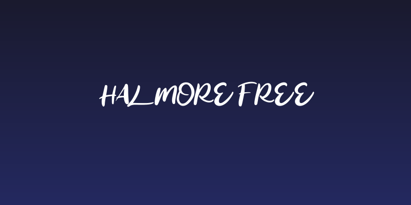 Halmore FREE Social Header
