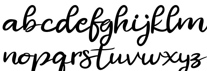 Halmore FREE Font LOWERCASE