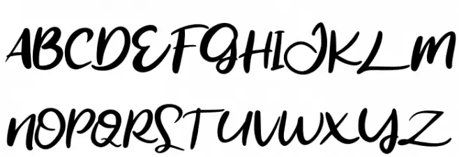 HalmoreFREE Schriftart Groß