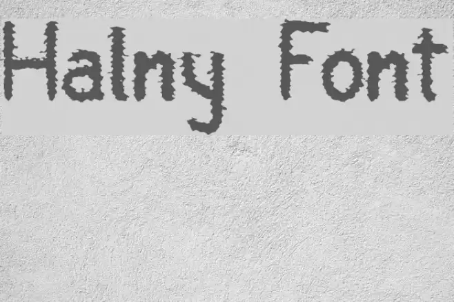 Halny Font examples
