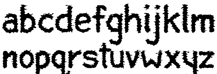Halny Schriftart Kleinbuchstaben