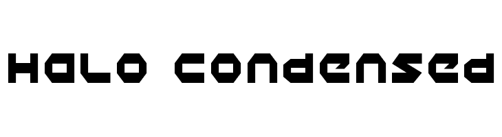 Halo Condensed Font