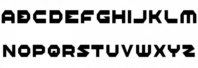 Halo Condensed Schriftart Groß