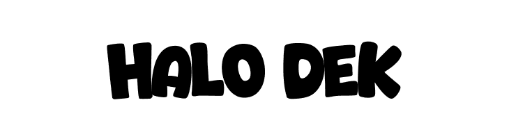 Halo Dek  Frei Schriftart Herunterladen