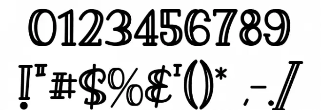 Halo Domas Regular Font OTHER CHARS