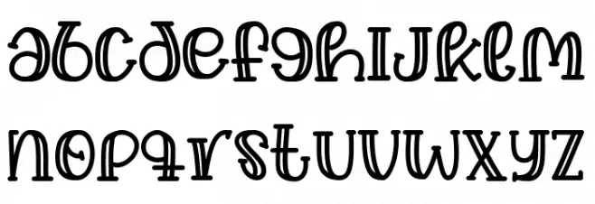 Halo Domas Regular Font LOWERCASE