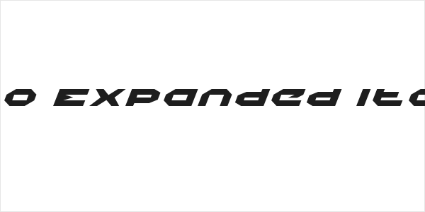 Halo Expanded Italic Logo