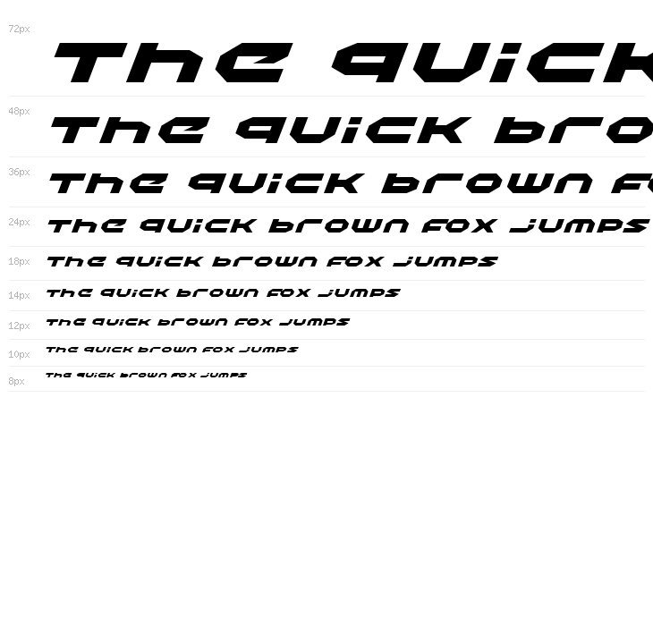 Halo Expanded Italic Waterfall