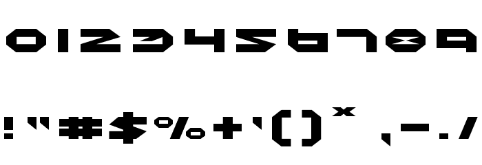 Halo Expanded Font OTHER CHARS