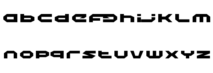 Halo Expanded Font LOWERCASE
