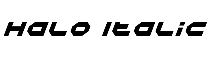 Halo Italic  Frei Schriftart Herunterladen