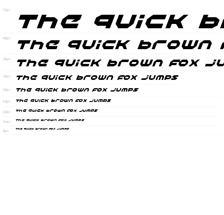 Halo Italic Waterfall