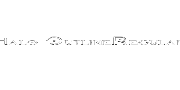Halo OutlineRegular Logo