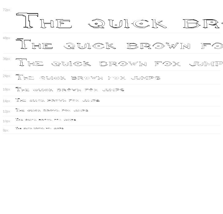 Halo OutlineRegular Waterfall