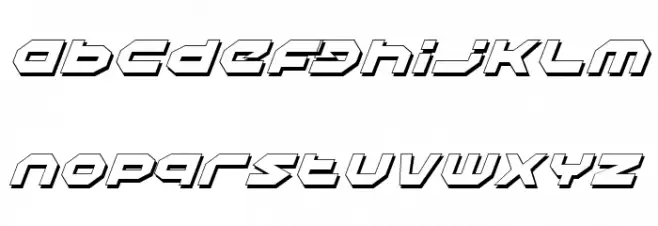 Halo Shadow Italic Fuentes MINÚSCULAS
