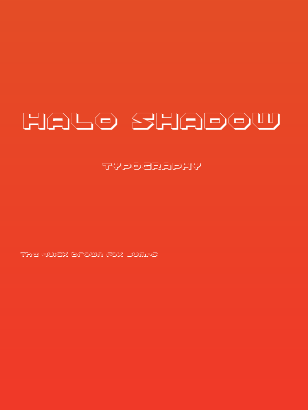Halo Shadow Poster