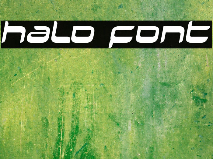 Halo Font