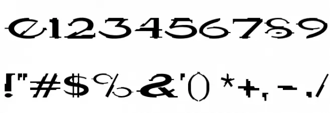 Halo3 Font OTHER CHARS