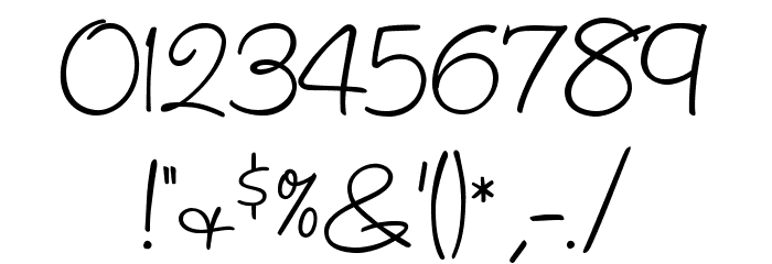 HaloHandletter Font OTHER CHARS